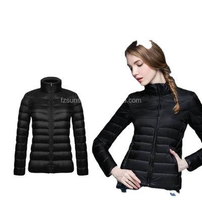 China 2021 Viable Women Down Jacket Lightweight Packable With Portable Bag for sale