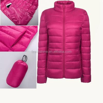 China 2021 Breathable Spring Windproof Ultralight Folding Ladies Down Jacket for sale