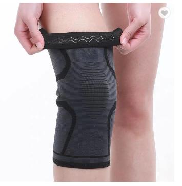 China Breathable Adjustable Elasticity Replace Athletics Sleeve Compression Knitting Adjustable Knee Brace for sale