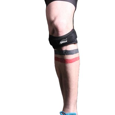 China Adjustable Elasticity Breathable Knee Brace Compression Sleeve Support Spring Knee Brace Soft Knee Pads for sale