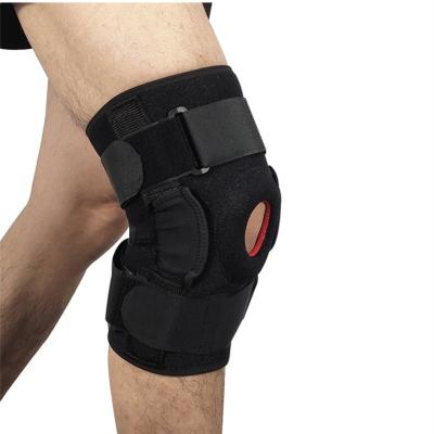 China Breathable Adjustable Elasticity SBR Nylon With Silicone Knee Sleeve Knee Pads Spring Pads Support Brace for sale