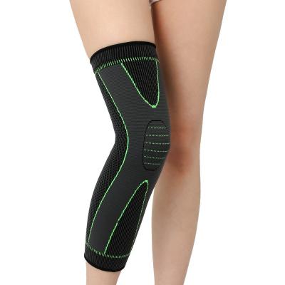 China Elasticity Breathable Anti-Collision Gaiters Pad Skateboarding Fitness Patella Long Sleeve Quick Dry Elastic Knee Pads for sale