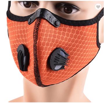 China Safety Anti Dust Cycling Ski Bicycle Half Face Veil Bike With Filter Neoprene Activated Carbon Mesh for sale