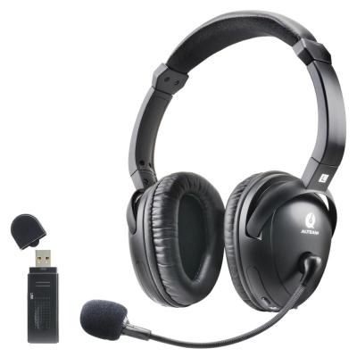 China Best Headband Stereo RF 2.4G USB Overhead Dongle Gaming Wireless Headset With MIC Good Quality Headset for sale