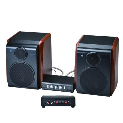 China PORTABLE home theater wooden woofer, tweeter amplifier best PA speaker box system for sale