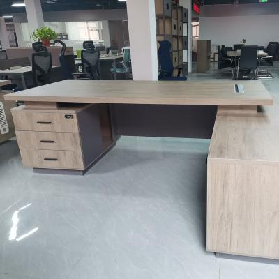 China Modular Custom Luxury L Shaped Computer Office Table Office Desks CEO Executive Desk Customized for sale