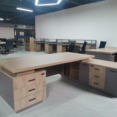 China Modular Luxury Furniture Table CEO Manage Office Desk Selling Executive Top Edge OEM MDF for sale