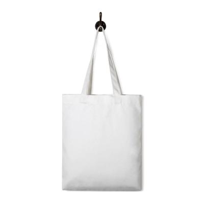 China Custom Sublimation Blank Canvas Folding Tote Bag For Heat Press Shopping Printing for sale