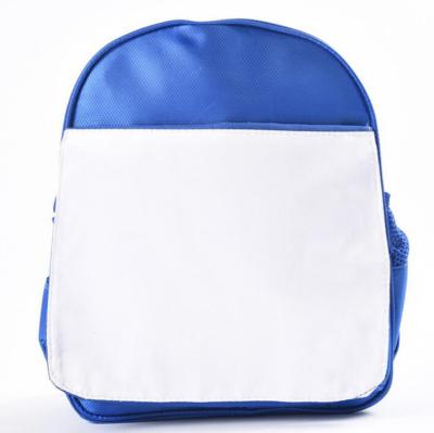 China Waterproof Kids Satchel Customized Polyester Canvas Toddler Backpack Toddler Sublimation Blank Backpacks With Bottle Side Pockets for sale