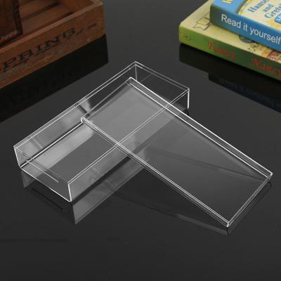 China Recyclable Crystal Plastic Box Stationery Toy Collector For Electronic Products Headphone for sale