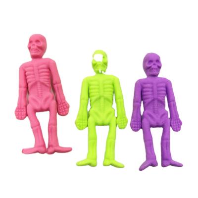 China Small Pendant Tpr Trick Props Plaster Decorative Ornaments For Halloween Skeleton Toy for sale