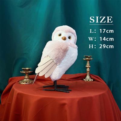 China Festival Decoration Selection 2021 New Products Christmas Owl Decoration Lovely With Pink Christmas Decorations Christmas Ornaments for sale