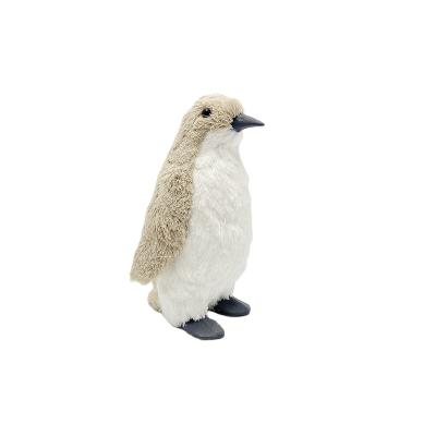 China Festival decoration selection 2021 cute new style holiday dress design Christmas penguin plush animal decoration for sale