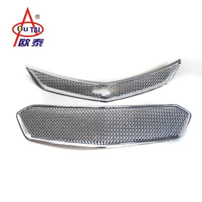 China 3M Adhesive Tape Chromed Abs Plastic Car Accessories Front Grille Suitable For CHEVY CRUZE 2016 for sale