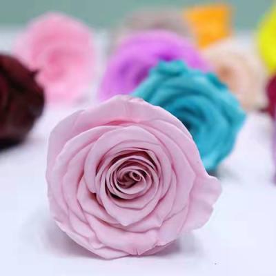 China Wedding Decor Rose Heads Preserved Flower Box High Quality for Valentine Christmas Mothers Day Gifts for sale