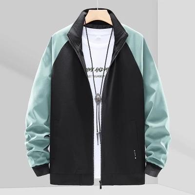 China 2021 Autumn New Men's Baseball Uniform Breathable Color Block Sports Jacket Men's Long Sleeve Baseball Uniform for sale