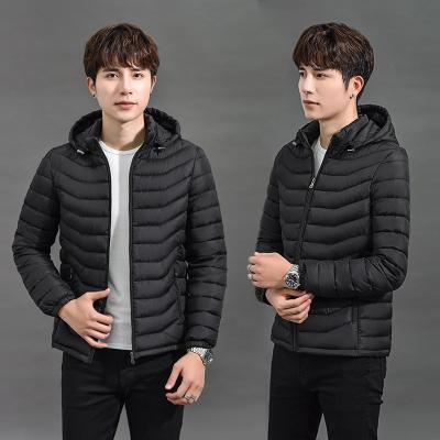 China 2020 new style winter viable men's fashion casual thicken hooded warm workwear solid color down coat for sale