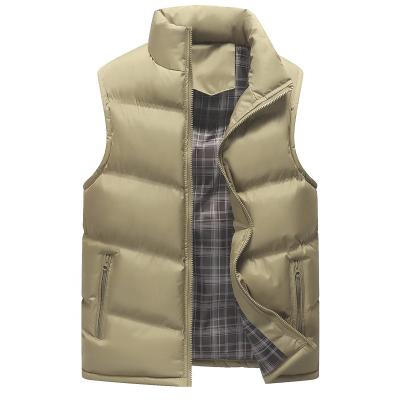 China 2020 QUICK DRY Warm Products Men's Winter Thicken Stripper Cotton Vest Sleeveless Jacket for sale