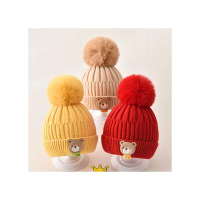 China High Quality Casual Unisex Children's Knitted Hat Fashion Child Winter Outdoor Hat for sale