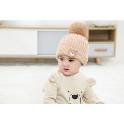 China Factory direct supply casual winter hats kids knitted kids Beanie Hat for unisex for sale