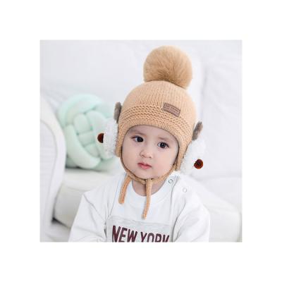 China 2022 New Fashion Casual Knitted Kids Hats Solid Color Autumn/Winter Children Cover For Unisex for sale