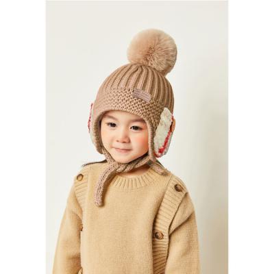 China Factory Direct Sale Kids Beanie Hats Classic Design Child Winter Casual Hat for sale