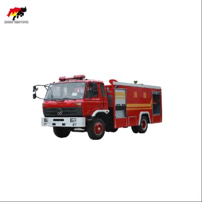 China Firetruck Vehicle 4x2 Double Cabin 6T Water Foam Tank Emergency Rescue Fire Fighting Truck for sale