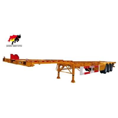 China HOT SALE 3 Axles 40FT Truck Trailer Skeleton Semi Trailer Truck Service Trailer for sale