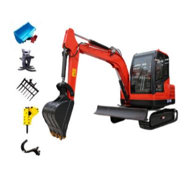 China Chinese Wholesale New Strong Power Mini Hydraulic Electric Crawler Excavator Mini Crawler Excavator 3.5 Ton for sale