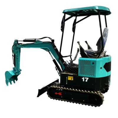 China 1.7 Ton Strong Power Cheap Mini Crawler Excavator For Home Use Hydraulic Digger Excavator for sale