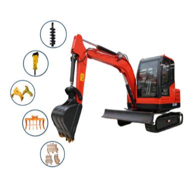 China Chinese New Cheap Crawler Mini Excavator Strong Power 3.5 Ton Hydraulic Electric Mini Excavator Farm for sale