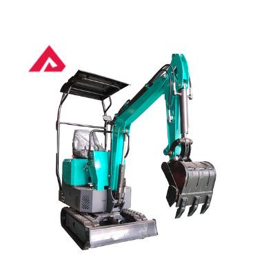 China Digger Factory Cheap Powerful 1.2 Ton Mini Excavator Rubber Crawler Excavator Smallest Price for sale