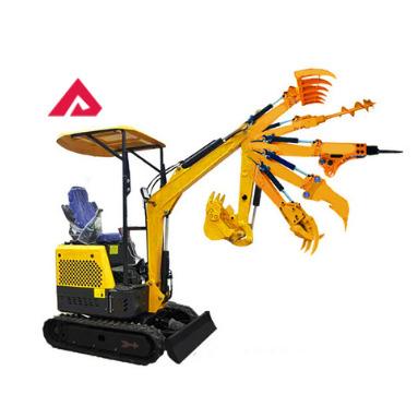 China Strong Power Wholesales 1.2 Ton Mini Crawler Excavator For Home Use Hydraulic Digger Bagger for sale