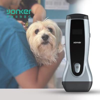 China Yonker Handheld Wireless Color Doppler Ultrasound Scanner USB WiFi Ultrasound Probe Veterinary Equipment for Pet 178*71*27mm for sale