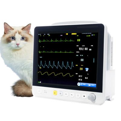 China BMV's exclusive patented blood pressure measurement technology. monitor multiparametro 6 veterinary parameter wired central control systems wireless touch screen vet monitor for sale