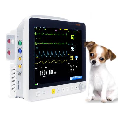 China BMV's exclusive patented blood pressure measurement technology. Yonker VE12 12.1 Inch Multiparametros Monitor 6 Parameters SPO2 ECG Parameters SPO2 ECG Veterinary Pet Vet Medical Monitor for sale