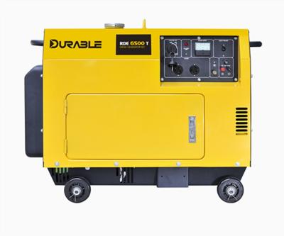 China Small portable diesel generator 5kva  single phase 6500T top quality in China for sale