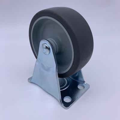 Cina Gray Rubber Rigid Caster Wheels sopportante normale per mobilia 65mm a 2,5 pollici in vendita