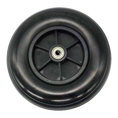 China 8 Inch 200mm Black  Wheelchair Pu Castor Wheel for sale