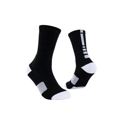 China Wholesale Breathable Men Professional Basketball Socks Training Custom Sports Socks for sale