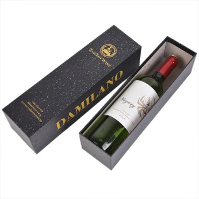 China Customized wholesale handmade design logo lid and plain paper wine boxes wine package box wine box for sale