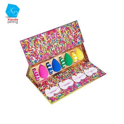 China Recycled Materials Design Unique Egg Makeup Packaging Box Cosmetic Box for sale