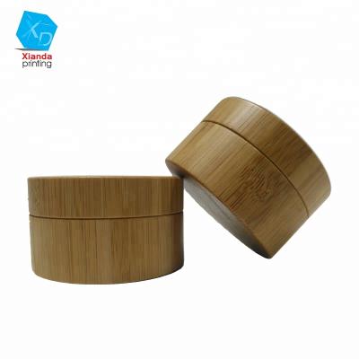 China Recycled Materials Hign Quality Frosted Cream Jar Cosmetics Packing Box , Bamboo Box Cosmetic for sale