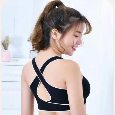 China Nobinding Girls Shape Solid Color Sports Yoga Bra Simple Comfort Women Seamless Bra Beautiful Back Underwear for sale