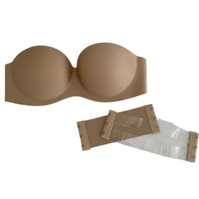 China Wholesale Popular Invisible Backless Adhesive Cloth Washable One Piece Bra Breast Lift Up Strapless Bra for sale