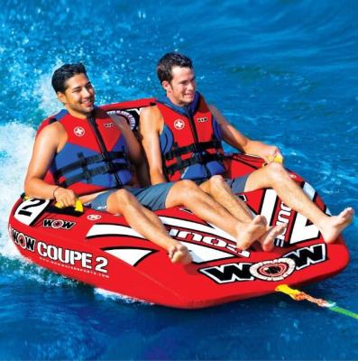 China Towing for Boat High Quality 2 people Inflatable Towable Tube Flying Fish Water Tube for water Sports for sale