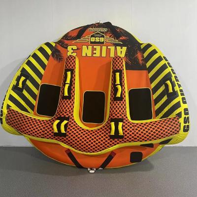 China Towing for Boat Three Person Airhead Inflatable Towable  Water boat tube towable for sale