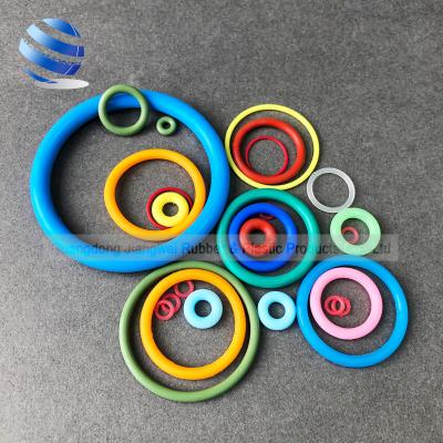 China High Temperature /Oil /Wear /Deformation Resistance Custom Any Color Silicone Rubber Gasket O Ring Colored O Ring for sale