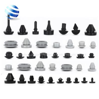 China Eco-friendly/flame retardant/anti-aging/anti-deformation around 5mm 8mm 9mm 10mm 12mm 13mm 14mm 15mm 16mm 20mm 22mm 32mm 34 mm 35mm 50mm 60mm 65mm silicone rubber hole plug cap cap for sale