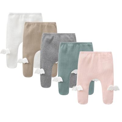 China Newest Fashion Soft Spring Autumn Infant Children Trousers Cotton Knitted Princess Baby Girl Tight Leggings for sale